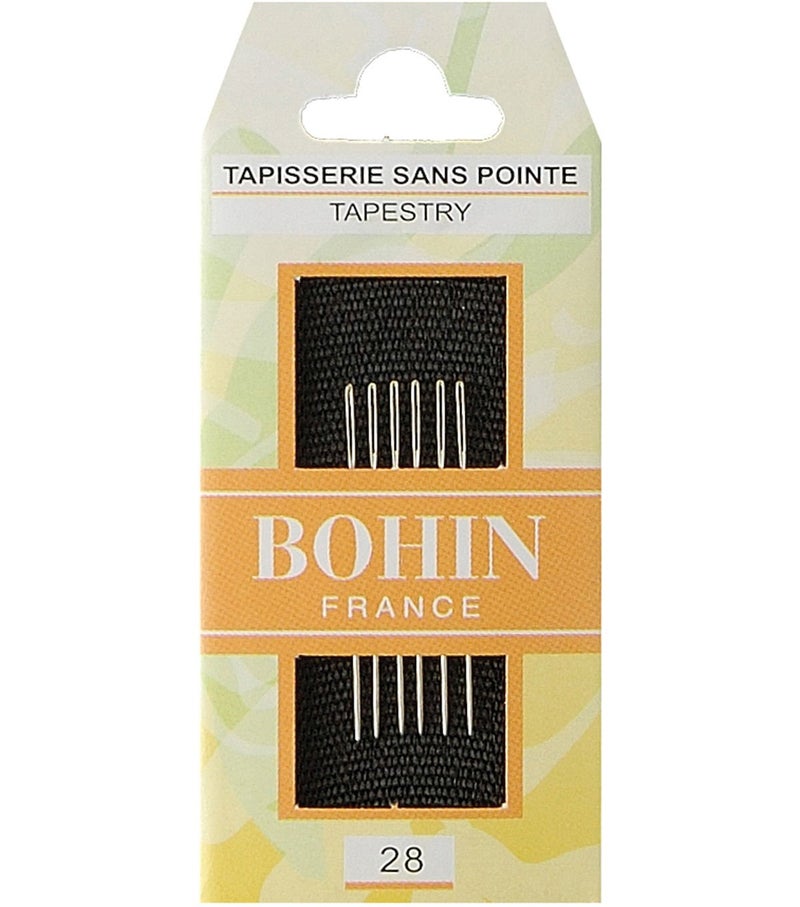 Bohin Tapestry Hand Needles - Size 28, White
